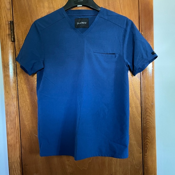 Navy blue Januu Men’s scrubs set size small - Picture 2 of 4
